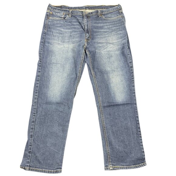 Levi's 541 Jeans 40x30 Athletic Taper Fit Medium Wash Stretch Men's Denim Blue - Picture 1 of 8